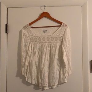 American Eagle peasant top Large